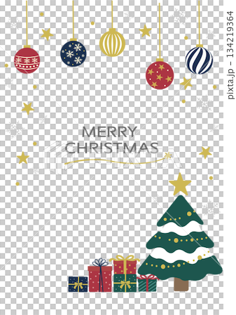 Christmas material Christmas tree and ornament background Christmas material Christmas tree and ornament background 134219364