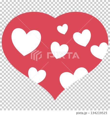 Red heart with heart pattern illustration for Valentine's Day, sticker, tattoo, fabric print, decoration, love icon, wedding card, campaign badge, sign, symbol, women empowerment, girl power, pin Red heart with heart pattern illustration for Valentine's Day, sticker, tattoo, fabric print, decoration, love icon, wedding card, campaign badge, sign, symbol, women empowerment, girl power, pin 134219525