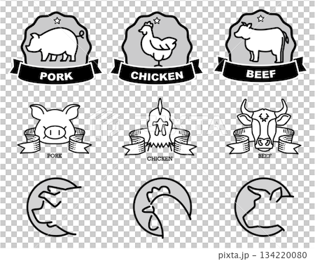 meat icon meat icon 134220080