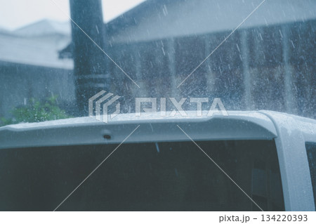 ゲリラ豪雨とクルマ 134220393