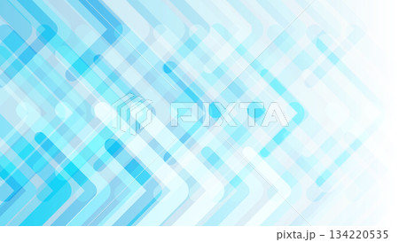 Technology abstract background modern blue digital design with flowing geometric lines and arrows for data communication network concept banner 134220535