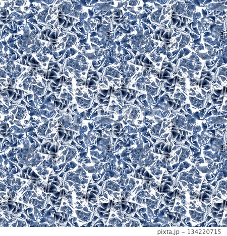 Abstract blue and white ice watercolor pattern isolated. Seamless geometric texture hand painted for background, wallpaper, wrappings. Artistic winter surface endless backdrop. Abstract blue and white ice watercolor pattern isolated. Seamless geometric texture hand painted for background, wallpaper, wrappings. Artistic winter surface endless backdrop. 134220715