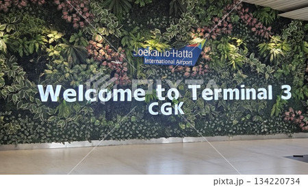 This is the airport situation at Seokarno-Hatta Jakarta.  134220734