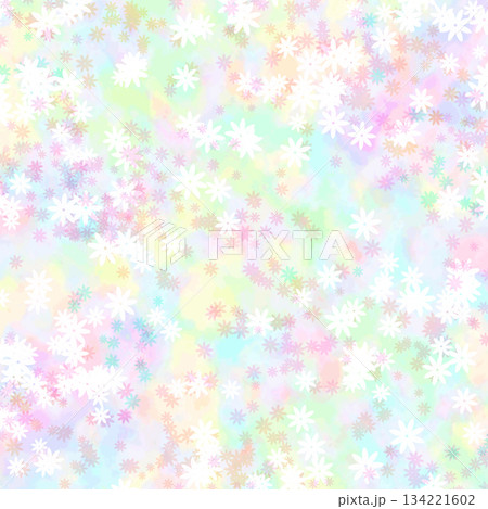 花が舞う背景素材・オパール 134221602