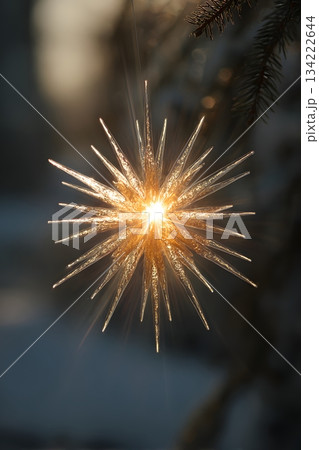 orthodox christmas celestial starburst soft golden holy atmosphere 134222644
