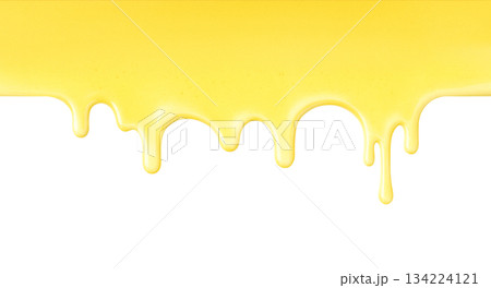 垂れるバター イラスト リアル 134224121