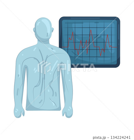 Illustration of cardiologist Illustration of cardiologist 134224241