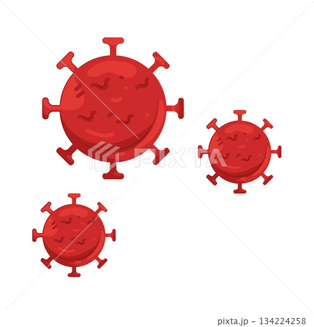Illustration of virus  134224258