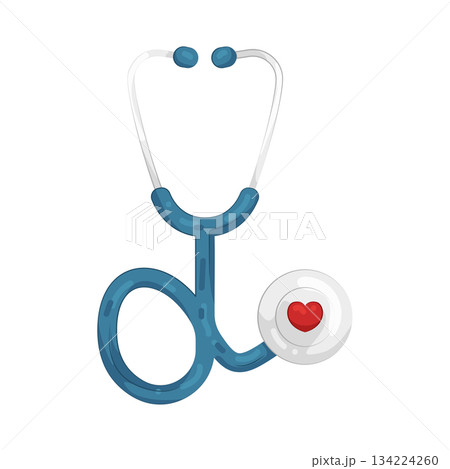 Illustration of stethoscope Illustration of stethoscope 134224260