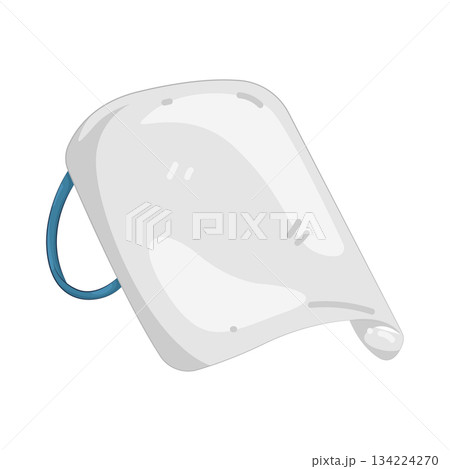Illustration of face shield Illustration of face shield 134224270