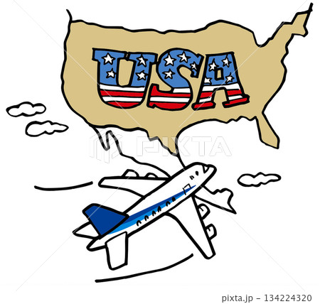 アメリカ旅行 134224320