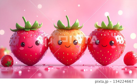 Pink and red heart shape balloons vector illustration for Valentine's Day romance and wedding celebration design Pink and red heart shape balloons vector illustration for Valentine's Day romance and wedding celebration design 134224667