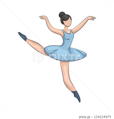 Illustration of dancer  134224975