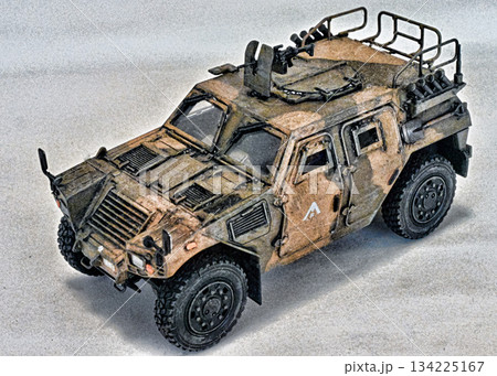軍用車両の模型 軍用車両の模型 134225167
