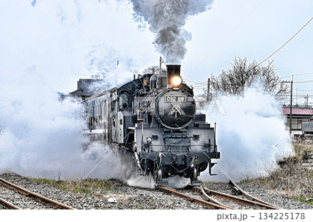 真岡鉄道の蒸気機関車 真岡鉄道の蒸気機関車 134225178