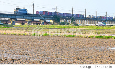 水郷の貨物列車 水郷の貨物列車 134225216