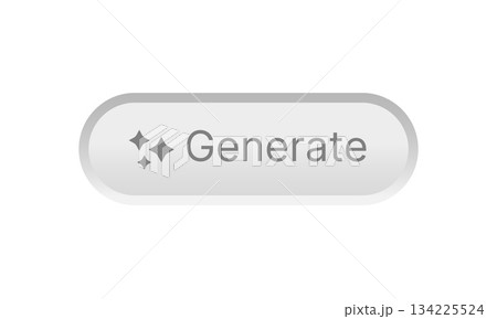 Generate AI button concept with command prompt...のイラスト素材 [134225524 ...