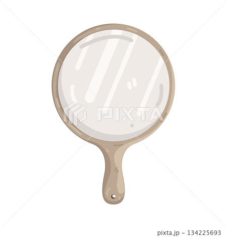 Illustration of hand mirror Illustration of hand mirror 134225693