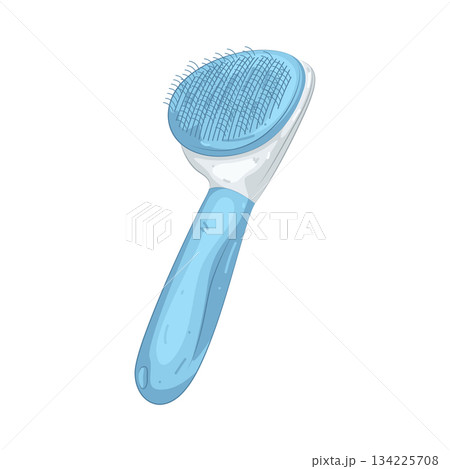 Illustration of pet brush Illustration of pet brush 134225708