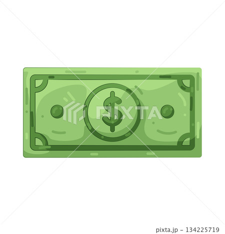 Illustration of cash Illustration of cash 134225719