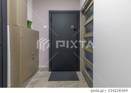 Apartment Entrance Door Number 48 in Modern Residential Building 134226364