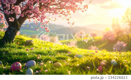 Easter-themed backgrounds are perfect for promotional backgrounds. Easter-themed backgrounds are perfect for promotional backgrounds. 134226821