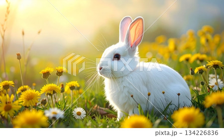 Easter-themed backgrounds are perfect for promotional backgrounds. 134226836