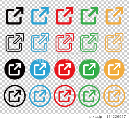 外部連結圖標集 外部連結圖標集 134226927