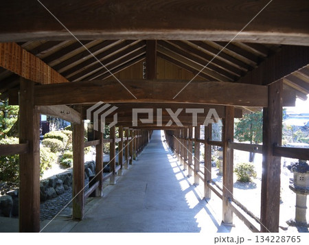 吉備津神社の回廊 吉備津神社の回廊 134228765