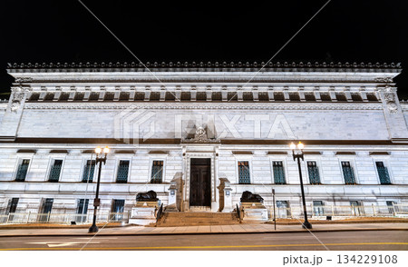 Corcoran Gallery of Art illuminated at night in Washington, D.C., United States Corcoran Gallery of Art illuminated at night in Washington, D.C., United States 134229108