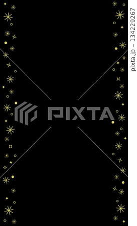 キラキラの星のシンプルでかわいいフレーム背景 キラキラの星のシンプルでかわいいフレーム背景 134229267