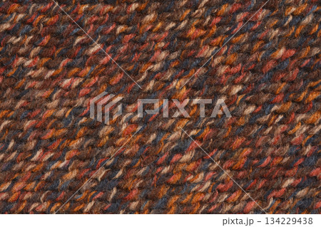 Horizontal Dark Knit Texture 134229438