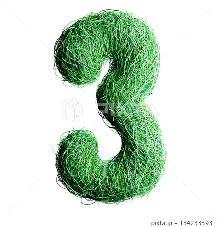 Eco Letter E Made of Green Grass Texture Eco Letter E Made of Green Grass Texture 134233393