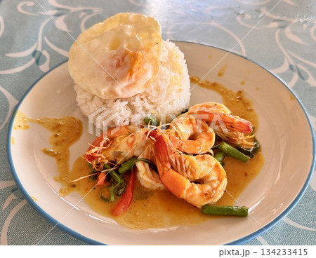 Juicy, mouth-watering fresh Asian dishes at Thailand's outdoor cafe Juicy, mouth-watering fresh Asian dishes at Thailand's outdoor cafe 134233415