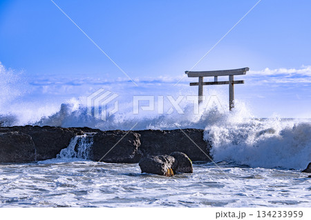 大洗　神磯の鳥居 134233959