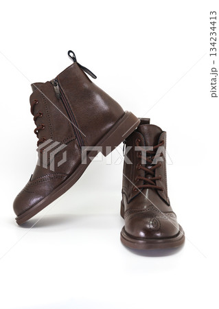 Stylish brown boots designed for comfort and versatility 134234413