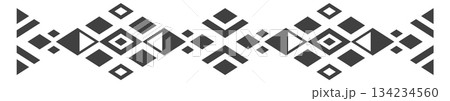 A black and white patterned border with squares and triangles A black and white patterned border with squares and triangles 134234560