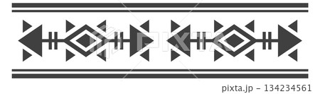 A black and white design with arrows and diamonds 134234561