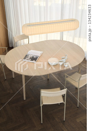 modern luxury dining room interior modern luxury dining room interior 134234633