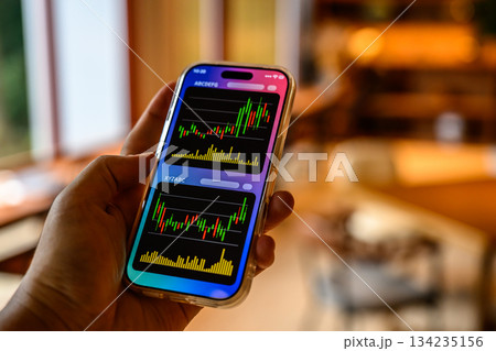 スマホで株価を分析する スマホで株価を分析する 134235156