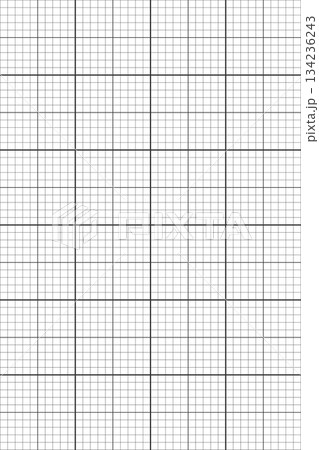Grid texture of notebook page. Checkered sheet template for math education, office work, memos, drafting, plotting, engineering or architecting measuring, cutting mat 134236243