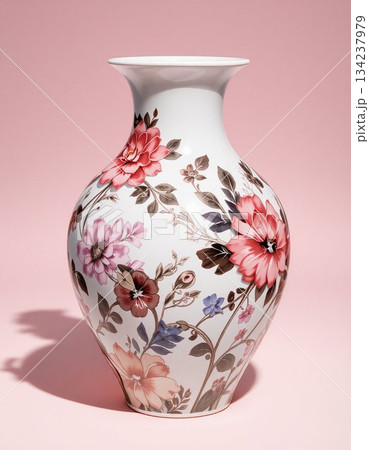 vase and vase on a white background vase and vase on a white background 134237979