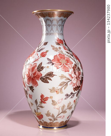 vase on the white background 134237980