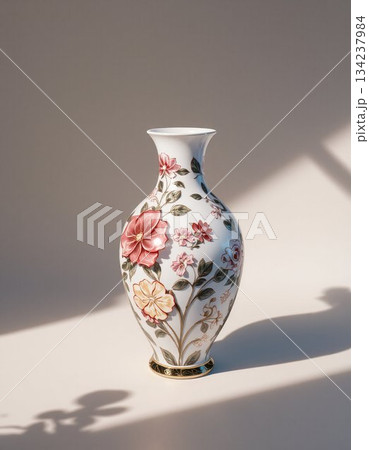 jug on the background of the sunset 134237984