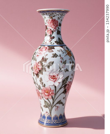 vase flower on white background 134237990