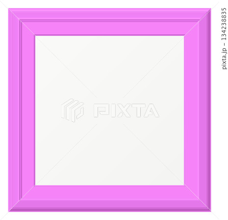 A pink frame with a white background A pink frame with a white background 134238835