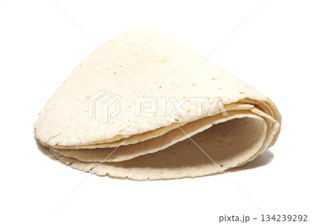 Mexican Corn Tortillas isolated on white background Mexican Corn Tortillas isolated on white background 134239292