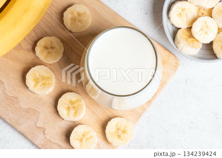 Korean banana milk Korean banana milk 134239424