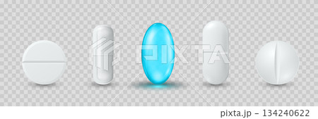 Vector 3d Realistic Pills and Capsule Icon Set. Medicine Tablets, Pharmaceutical Pills Clipart. Vitamins and Supplements Design Template. Isolated Medical Capsules Vector 3d Realistic Pills and Capsule Icon Set. Medicine Tablets, Pharmaceutical Pills Clipart. Vitamins and Supplements Design Template. Isolated Medical Capsules 134240622