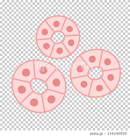 Glandular cell illustration material Glandular cell illustration material 134240950